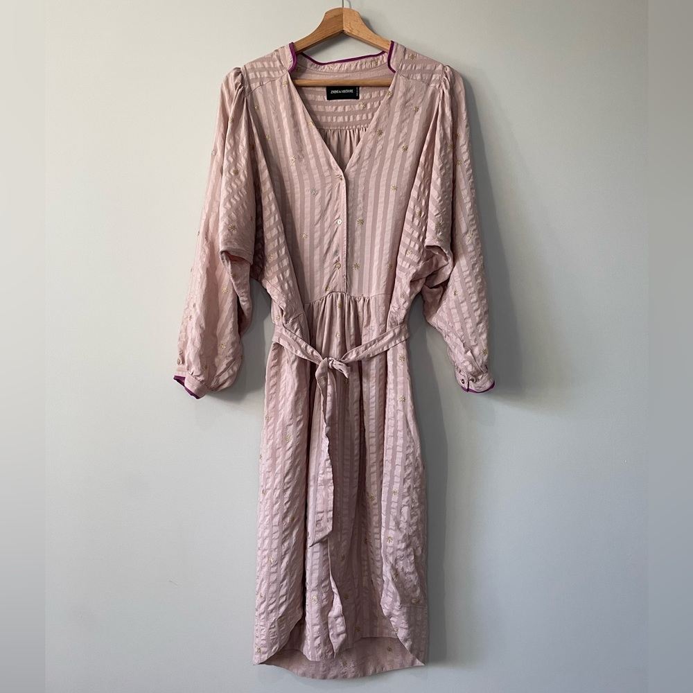 Zadig & Voltaire Blush Pink Mini Dress
